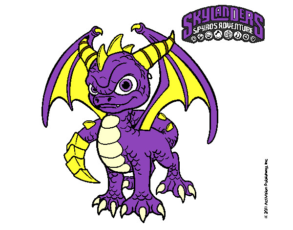 Dibujo Spyro pintado por Astamon