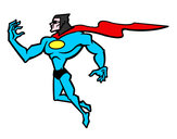 Dibujo Superhéroe poderoso pintado por jlrosa