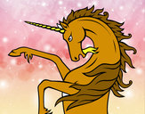 Dibujo Unicornio salvaje pintado por maddy