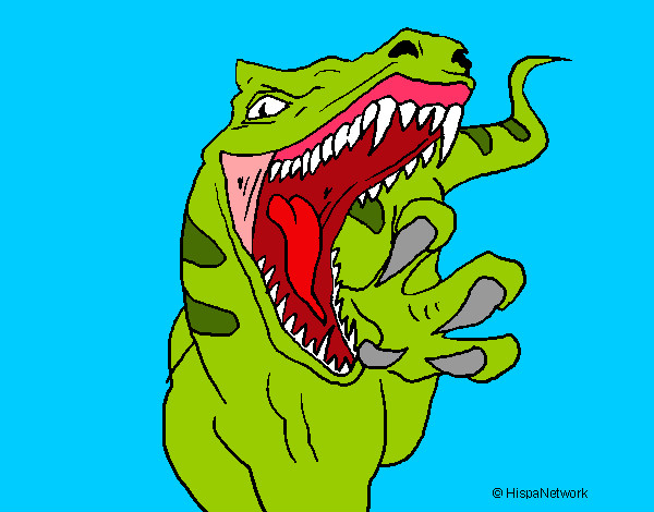 Dibujo Velociraptor II pintado por tiny_puppy