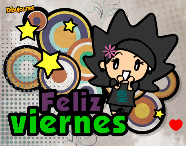 Dibujo Feliz viernes pintado por javierax