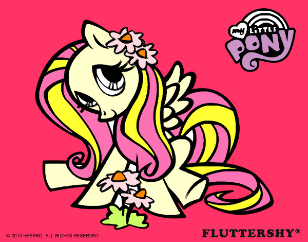 Dibujo Fluttershy pintado por carmen2006