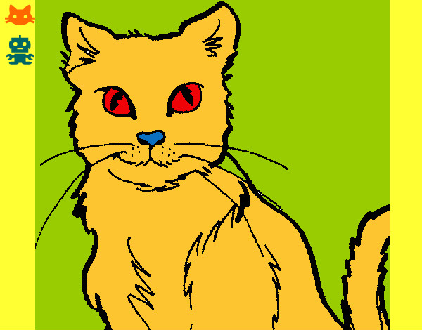 Dibujo Gato 2 pintado por valnicoben