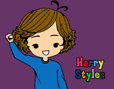Dibujo Harry Styles pintado por nicayo