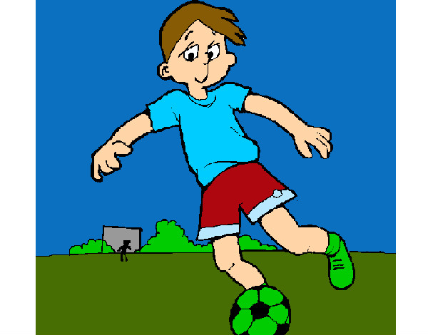 Dibujo Jugar a fútbol pintado por isaaco