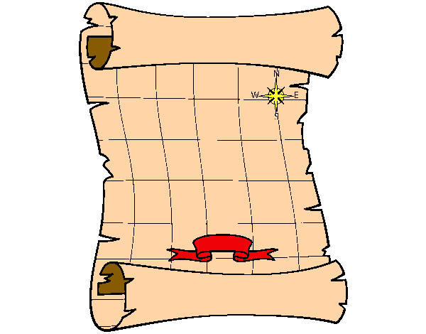 Dibujo Mapa pintado por alpiri