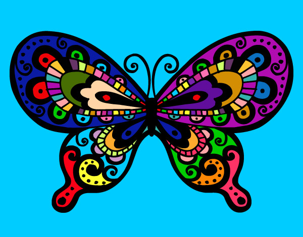 Dibujo Mariposa bonita pintado por dacota