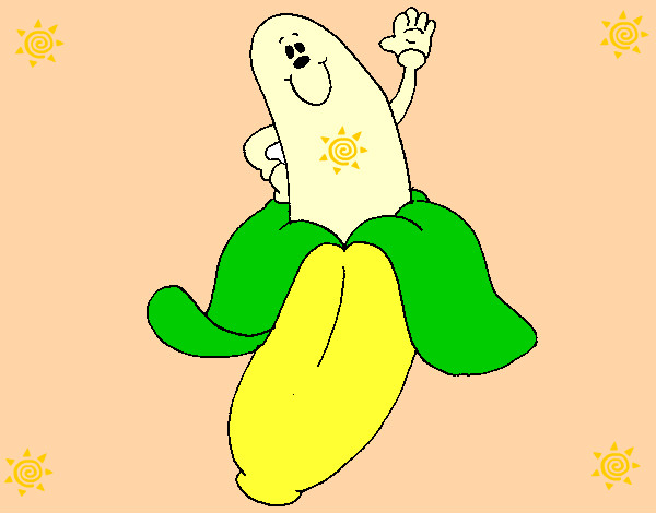 Dibujo Banana pintado por naruto231