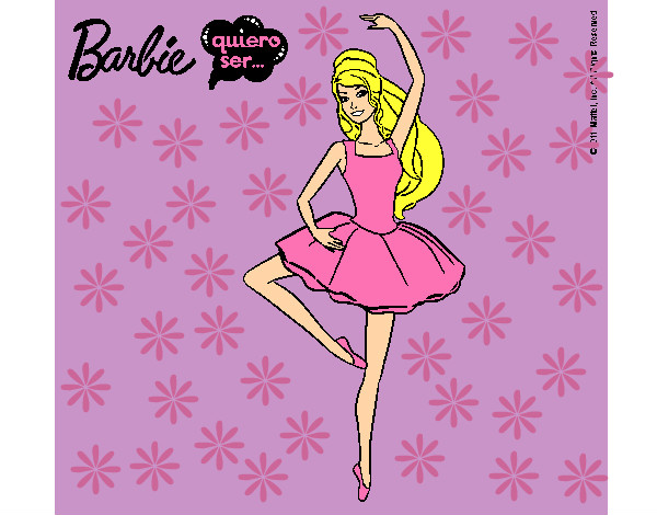 Dibujo Barbie bailarina de ballet pintado por Ran-Micky