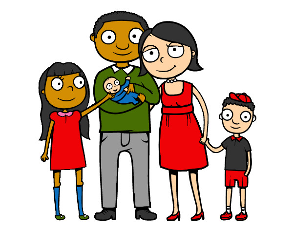 Dibujo Familia unida pintado por jdrg12