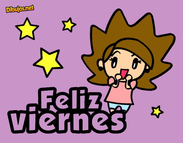 Dibujo Feliz viernes pintado por azcano