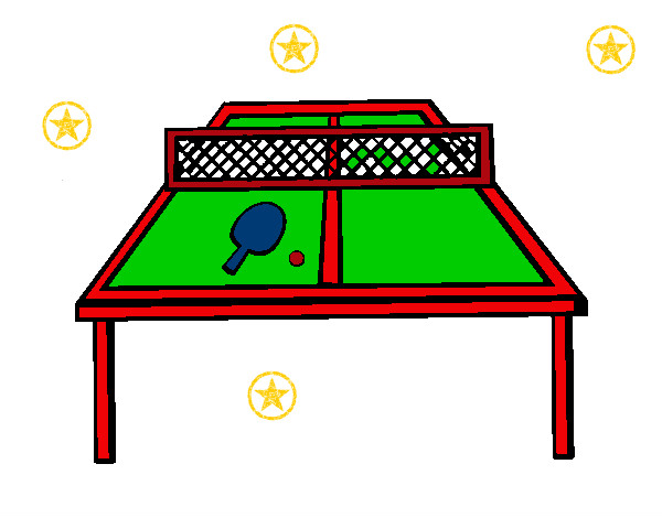 Dibujo Tenis de mesa 1 pintado por eilee