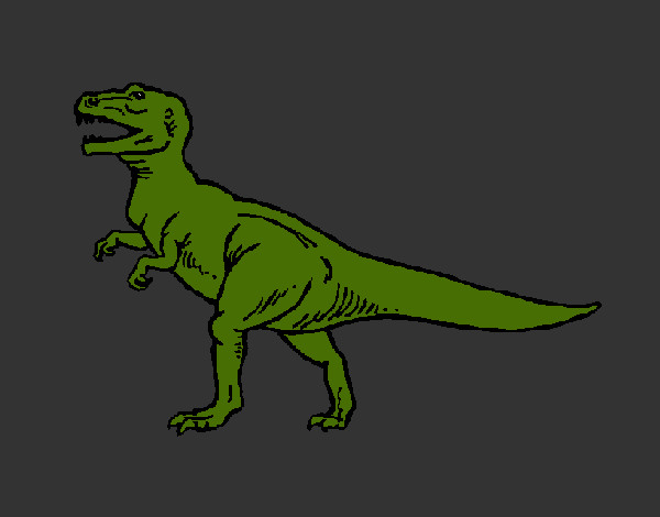 Dibujo Tiranosaurus Rex pintado por jdrg12