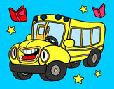 Dibujo Autobús animado pintado por ana123