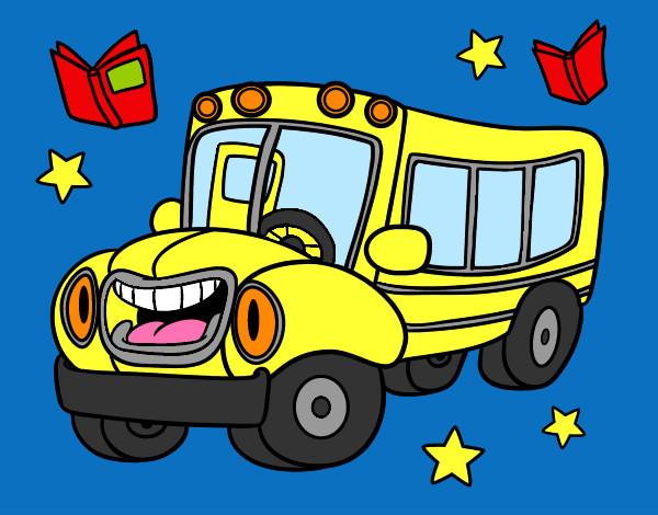 Dibujo Autobús animado pintado por TRISTAN04
