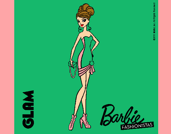 Dibujo Barbie Fashionista 5 pintado por ivi99