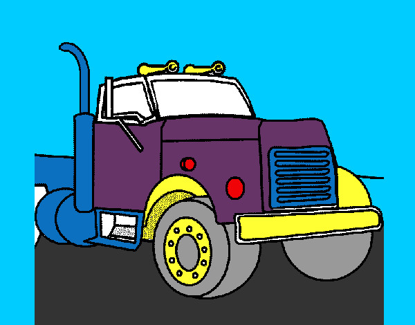 Dibujo Camión 2 pintado por TRISTAN04