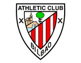 Dibujo Escudo del Athletic Club de Bilbao pintado por nain