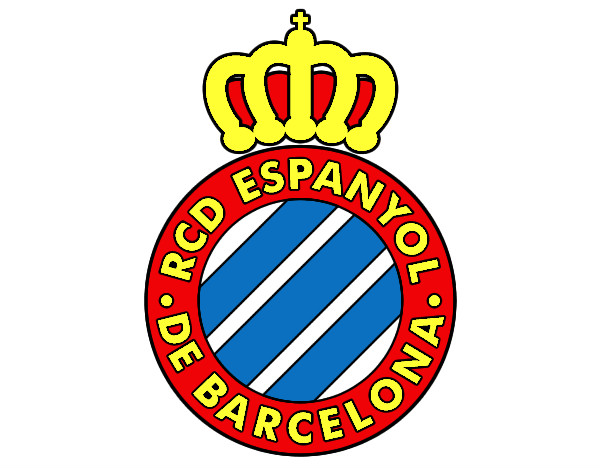 Dibujo Escudo del RCD Espanyol pintado por nain