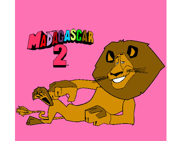 Dibujo Madagascar 2 Alex 3 pintado por Isimia