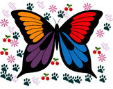 Dibujo Mariposa 8 pintado por mailu