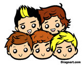 Dibujo One Direction 2 pintado por vivi_BTR1D