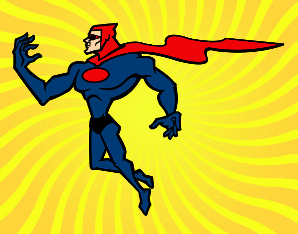 Dibujo Superhéroe poderoso pintado por TRISTAN04