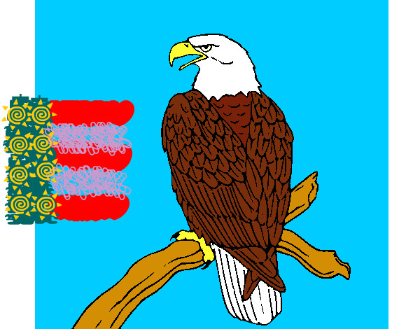 Dibujo Águila en una rama pintado por Magnus1564