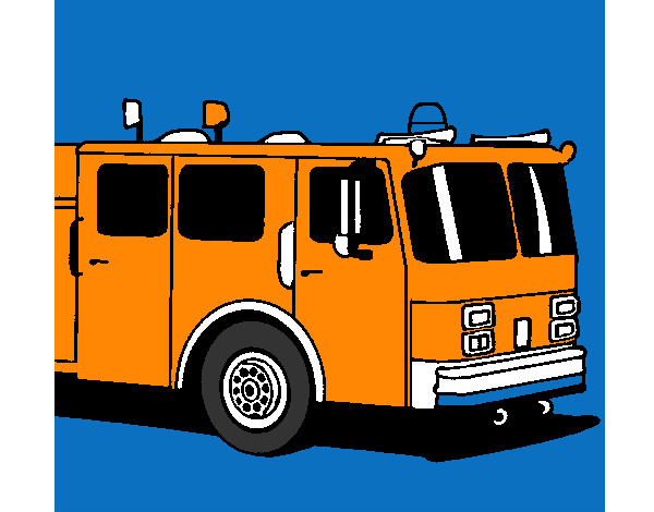 Dibujo Camión de bomberos pintado por Eugenio09