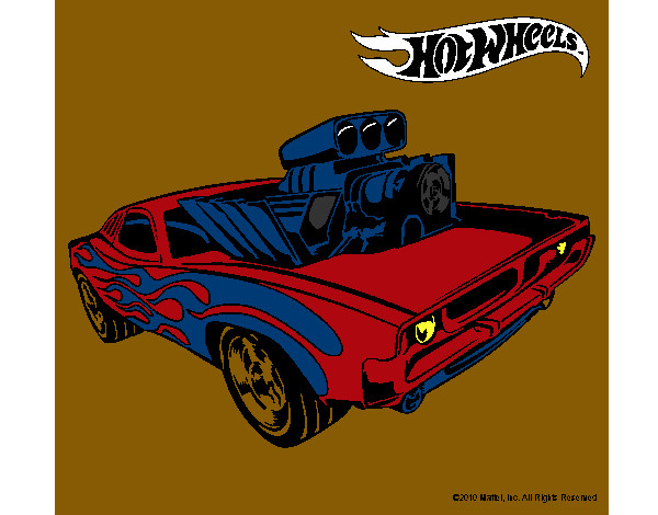 Dibujo Hot Wheels 11 pintado por kevinnacio