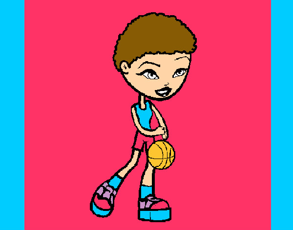 Dibujo Jugadora de básquet pintado por AlejitaDmL