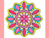 Dibujo Mandala 3 pintado por rodhe