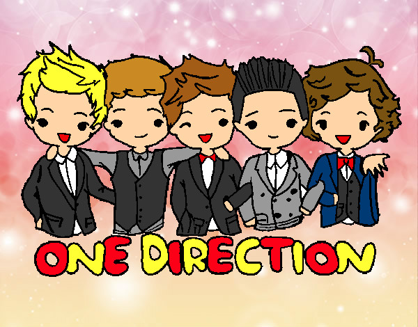 Dibujo One direction pintado por CRAZYMOFO