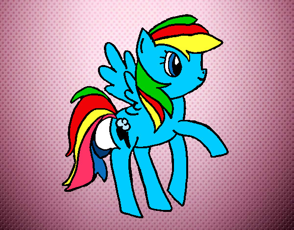 Dibujo Rainbowdash pintado por cloppetine