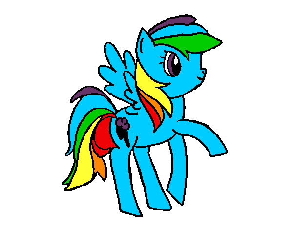 Dibujo Rainbowdash pintado por yarelllly