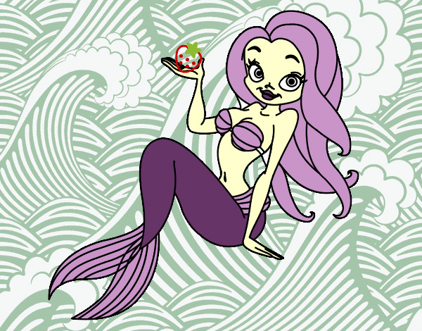 Dibujo Sirena sexy pintado por pricoli