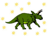 Dibujo Triceratops 1 pintado por santiago13
