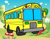 Dibujo Autobús del colegio pintado por axxel