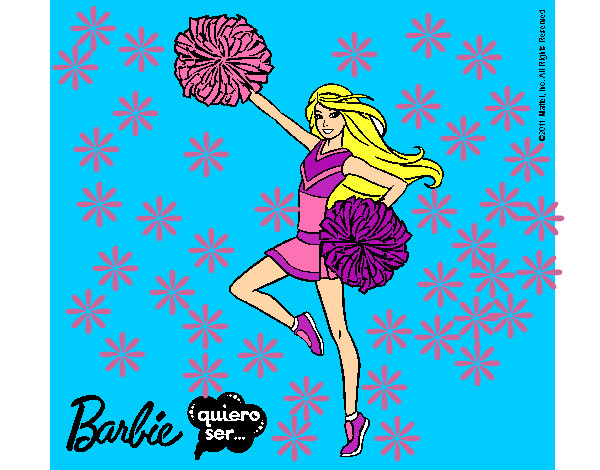 Dibujo Barbie animadora pintado por Maybelle