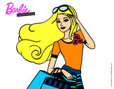 Dibujo Barbie con bolsas pintado por Camitini