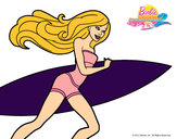 Dibujo Barbie corre al agua pintado por Camitini
