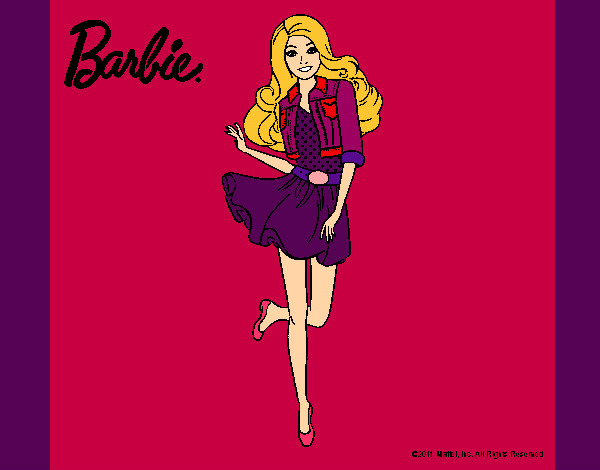 Dibujo Barbie informal pintado por Camitini