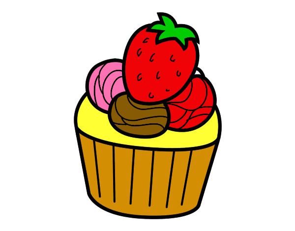 Dibujo Bombón de fresa pintado por mechi72