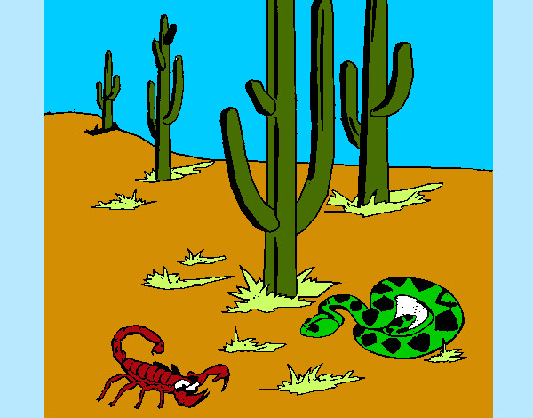Dibujo Desierto pintado por Camitini