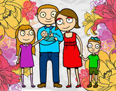 Dibujo Familia unida pintado por Danyta_CSI