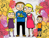 Dibujo Familia unida pintado por DiamondIre