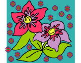 Dibujo Flores 3 pintado por modelito77