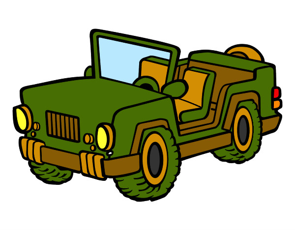 Dibujo Jeep pintado por Andryk