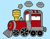 Dibujo Locomotora de vapor pintado por santifeliz