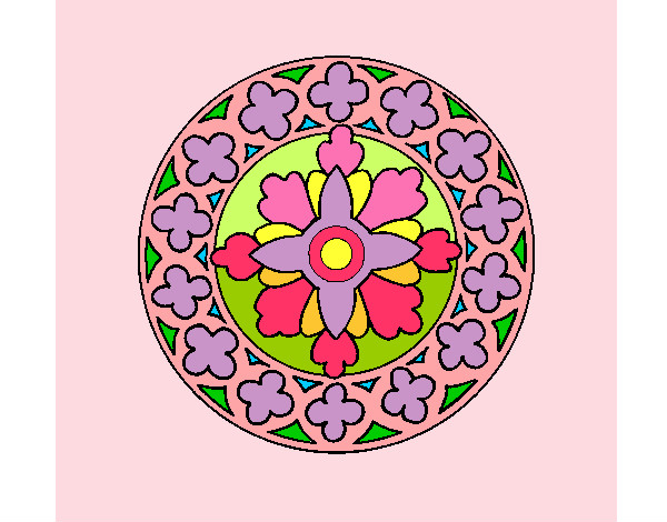 Dibujo Mandala 21 pintado por Mir54